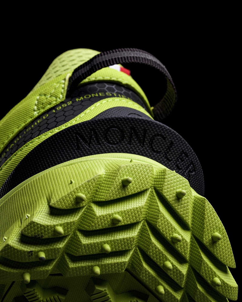 Moncler Trailgrip Lite sneakers explored by Techunter Magazine, highlighting innovative materials and techwear design
